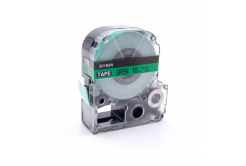 Epson LC-SC18GW, 18mm x 8m, text negru / fundal verde, banda compatibila