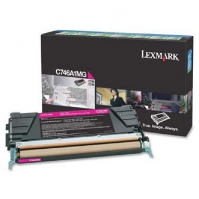 Lexmark C746A1MG purpuriu (magenta) toner original