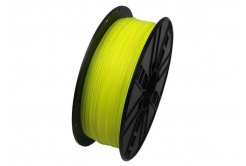 Gembird 3D filament PLA, 1,75mm, 1kg, fluorescenta, galben