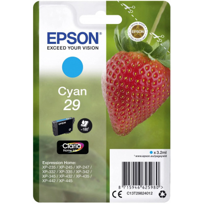 Epson T29 C13T29824012 azuriu (cyan) cartus original