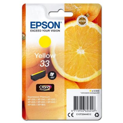 Epson T33 C13T33444012 galben (yellow) cartus original