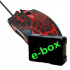 E-blue Mouse Cobra EMS624BKCA-IU, 2500DPI, Optical, 6tl., Cu fir USB, negru-roșu, gaming, e-box