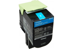 Lexmark 80C20C0 azuriu (cyan) toner original