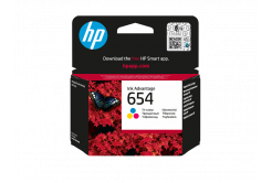 HP 654 7FP38UE color (color) cartus original