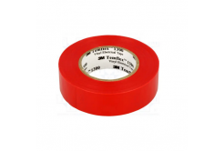 3M Temflex 1300 benzi electroizolante, 15 mm x 10 m, rosu