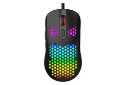 Marvo Mouse G925, 12000DPI, Optical, 7tl., Cu fir USB, negru, gaming, lumina de fundal