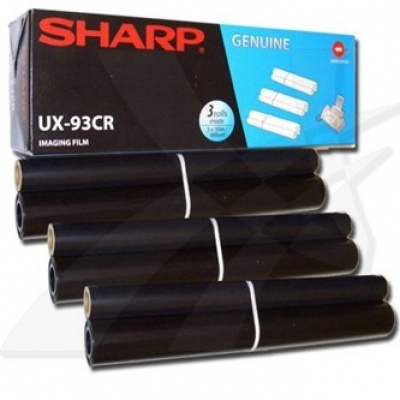 Sharp UX93CR, 3x90 p., folii de fax original