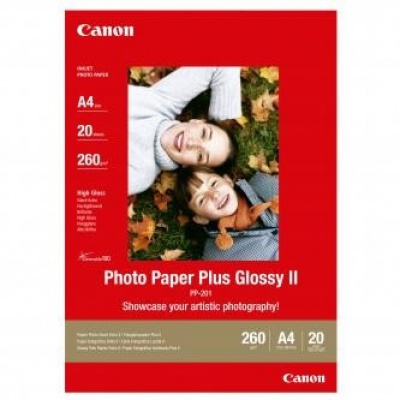 Canon PP-201 Photo Paper Plus Glossy, hartie foto, lucios, alb, A4, 260,275 g/m2, 20 buc