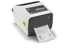Zebra ZD421c Healthcare ZD4AH43-C0EE00EZ TT, 12 dots/mm (300 dpi), imprimantă de etichete, RTC, EPLII, ZPLII, USB, USB Host, BT (BLE), Ethernet, white (succesor GC420t)