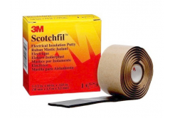 3M Scotchfil Elektroizolační tmelová bandă, negru, gro. 3,1 mm, 38 mm x 1,5 m