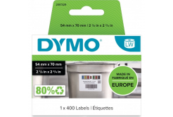 Dymo 2187329, 54mm x 70mm, 400ks, etichete albe detașabile pentru controlul alimentelor