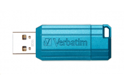 Verbatim 49068 Unitate flash Hi-Speed Store 'n' Go, 16GB, Pinstripe, USB 2.0, albastru caraibian