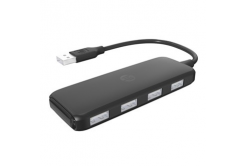 USB (2.0) hub 4-port, DHC-CT110C, negru, Hewlett-Packard