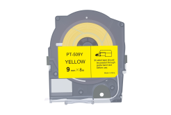Max LM-509Y, 9mm x 8m, galben banda compatibila