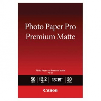 Canon Photo paper premium mat 8657B007, 210 g/m2, 13x19", A3+, 20buc., mat, jet de cerneală, alb, hârtie fotografică