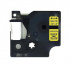 Dymo 18052, S0718270, 6mm x 1, 5m text negru / fundal galben, tub termocontractibil, banda compatibila