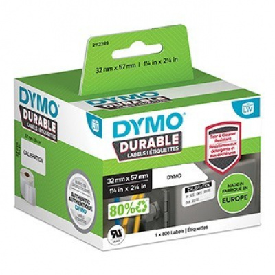 Dymo 2112289, 32mm x 57mm, etichete albe din polipropilenă