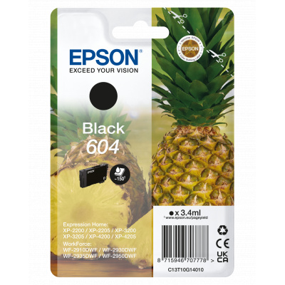 Epson 604 T10G140 C13T10G14010 negru (black) cartus original