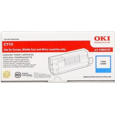 OKI 44318607 azuriu (cyan) toner original