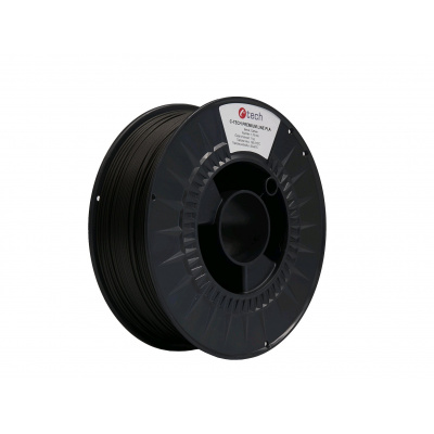 C-Tech 3DF-P-PLA1.75-CRB 3D filament, PREMIUM LINE, PLA, 1,75mm, 1000g, Negru carbon (Carbon)