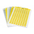 Partex PLL040006D4SM etichete din poliester 40x6 mm, galben A4, 10x176buc.