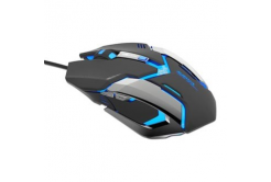 E-blue Mouse Auroza Gaming EMS639BKCZ-IU, 4000DPI, Optical, 6tl., Cu fir USB, negru