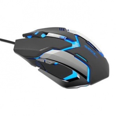 E-blue Mouse Auroza Gaming EMS639BKCZ-IU, 4000DPI, Optical, 6tl., Cu fir USB, negru