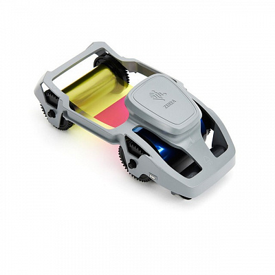 Zebra 800300-350 True Colors Wax Ribbon YMCKO, la 200 de carduri