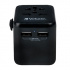 Verbatim World-to-World UTA-01 49543 Adaptor universal de călătorie, USB-A, , 12 W, negru