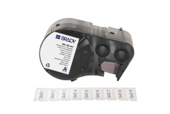 Brady M5-195-481 / 170885, 25.40 mm, Polyester, text negru / fundal alb