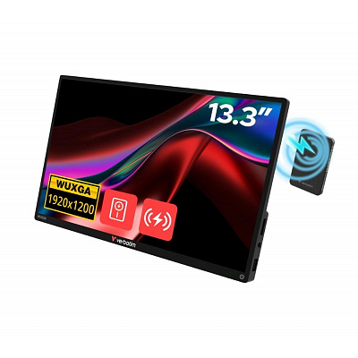 Verbatim Monitor portabil 13.3", WUXGA 1920x1200, negru