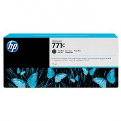 HP 771C B6Y07A mat negru (matte black) cartus original