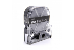 Epson LC-SD9KW, 9mm x 8m, text alb / fundal negru, banda compatibila
