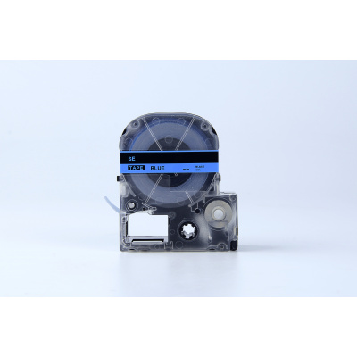 Epson SE36BW, 36mm x 8m, text negru / fundal albastru, securitate, banda compatibila