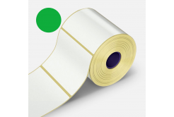 Etichete autoadezive 32x20 mm, 2000buc., verde termo, rola