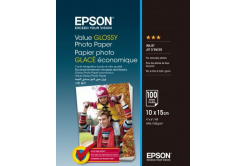 Epson S400039 Value Glossy Photo Paper, lucios, alb, hartie foto, 10x15cm, 183 g/m2, 100 buc