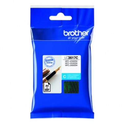 Brother LC-3617C azuriu (cyan) cartus original