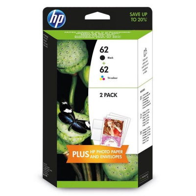 HP 62 N9J71AE negru/color (black/color) multipack cartus original