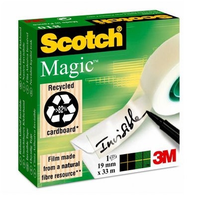 3M 810 Scotch Magic bandă adezivă, 19 mm x 33 m
