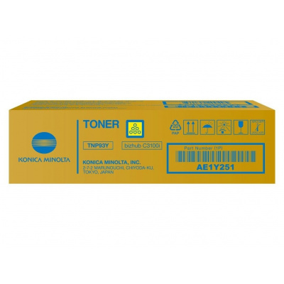 Konica Minolta TNP-93Y AE1Y251 galben (yellow) toner original