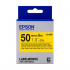 Epson LabelWorks LK-9YBVN C53S659004 50mm x 7m, text negru / fundal galben, vinil, banda original