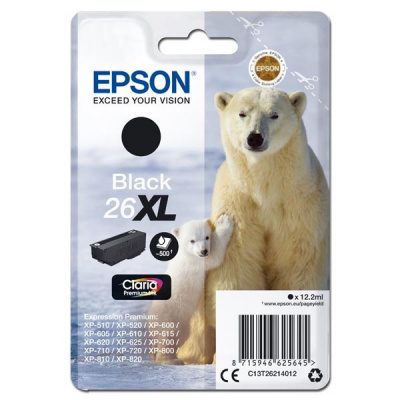 Epson 26XL T2621 negru (black) cartus original