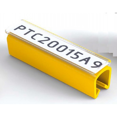 Partex PTC20021A4, galben, 200 buc., (3-4mm), PTC husa acoperitoare pentru etichete