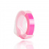 Dymo Omega, 9mm x 3m, text alb / fluorescenta fundal roz, banda compatibila