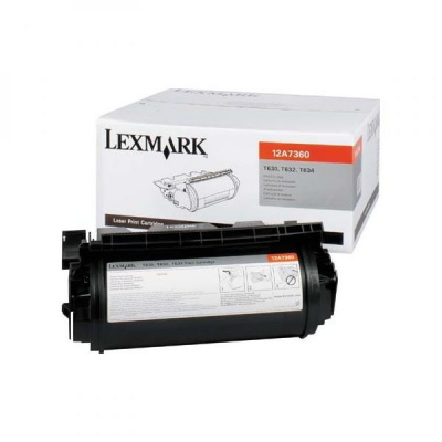 Lexmark 12A7360 negru (black) toner original
