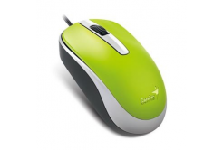 Genius Mouse DX-120 31010105110, 1200DPI, optical, 3tl., Cu fir USB, verde, clasic