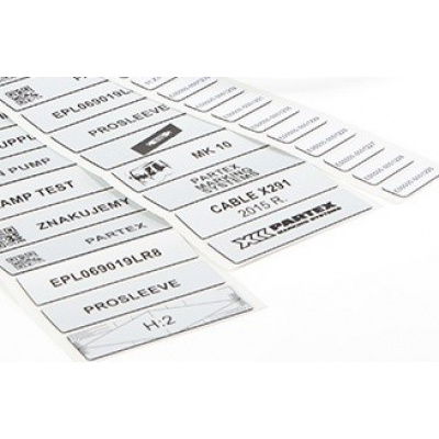Partex EPL100030LR4C 100x30mm, galben, 500 buc., EPL eticheta de foc