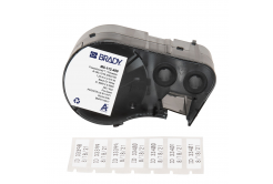 Brady M5-112-490 / 170889, 31.75 mm, Polyester, text negru / fundal alb