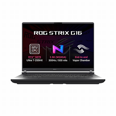 ASUS ROG Strix G16/G615LP-TS288Z/U7-255HX/16"/2560x1600/32GB/1TB/RTX 5070/fără OS/Gri/2R