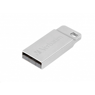 VERBATIM Flash Disk 64GB Metal Executive, USB 2.0, argintiu